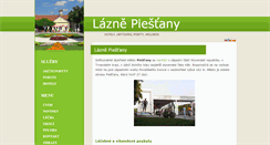 Desktop Screenshot of lazne.piestany-spa.info