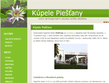 Tablet Screenshot of kupele.piestany-spa.info